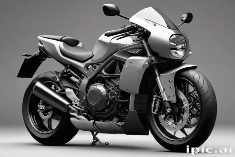 motorcycle clipart black and white