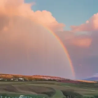 pastel rainbow