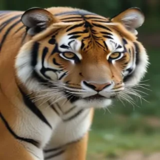transparent tiger
