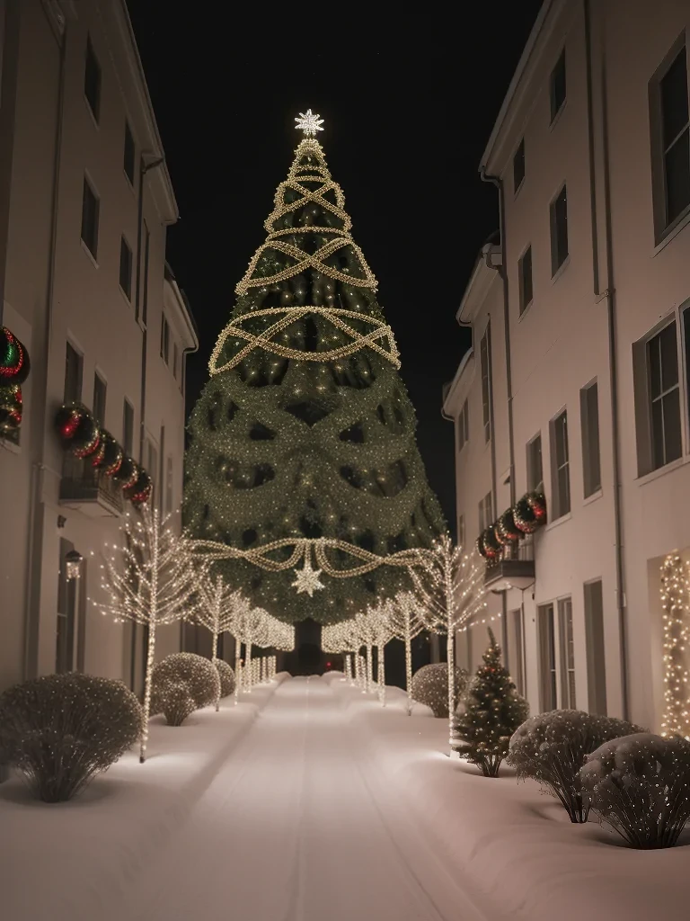 christmas lights iphone wallpaper