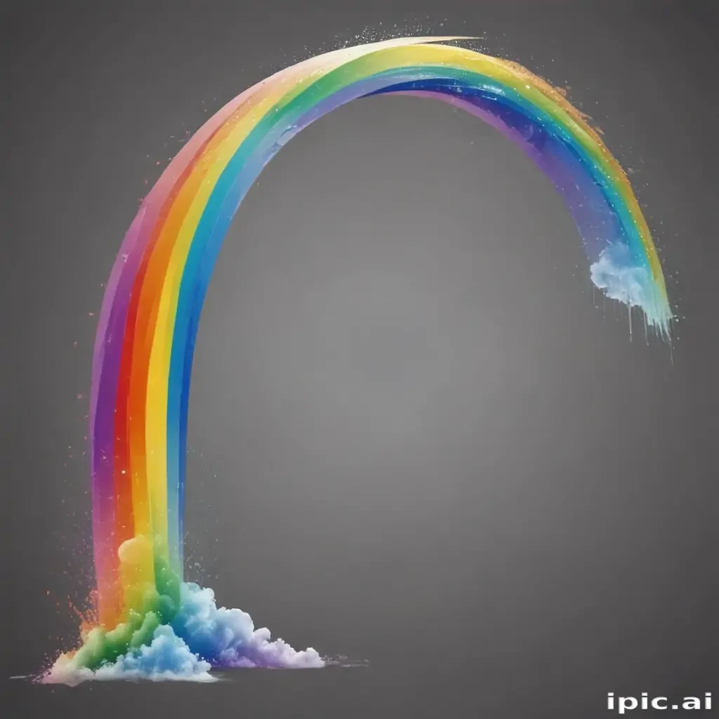 transparent background rainbow clipart