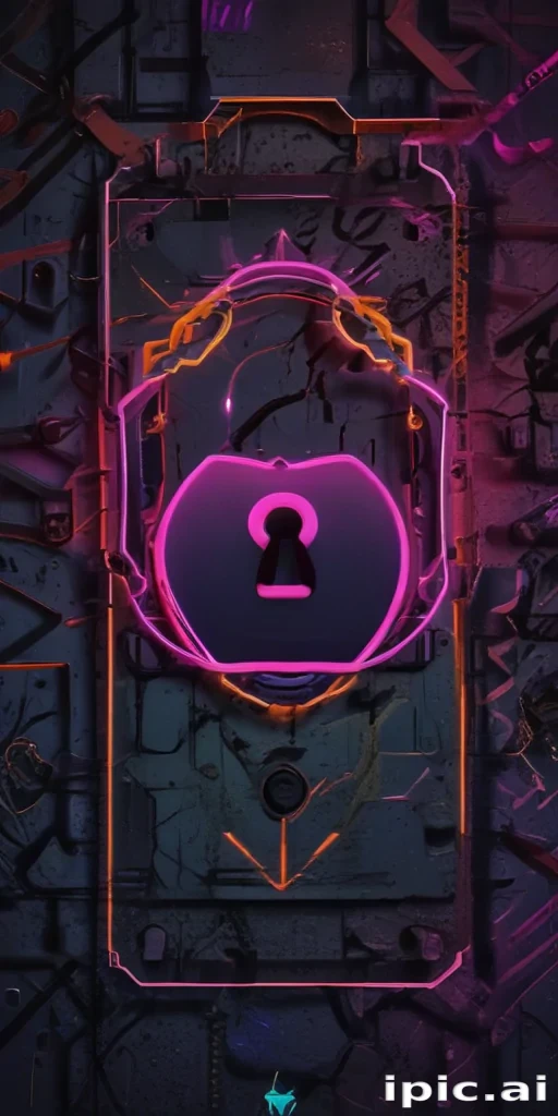 lock screen neon wallpaper iphone