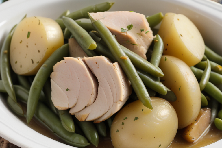 chicken green beans potatoes crock pot