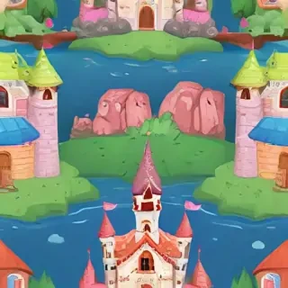 cartoon castle