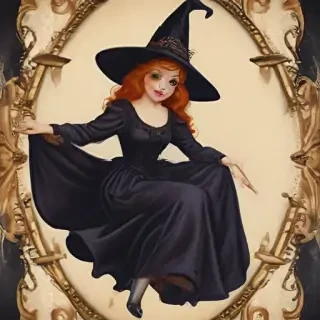 vintage witch images