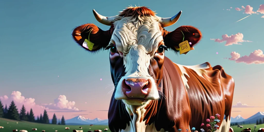 aesthetic cow wallpaper
