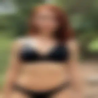 black widow bikini
