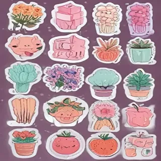 aesthetic printable stickers