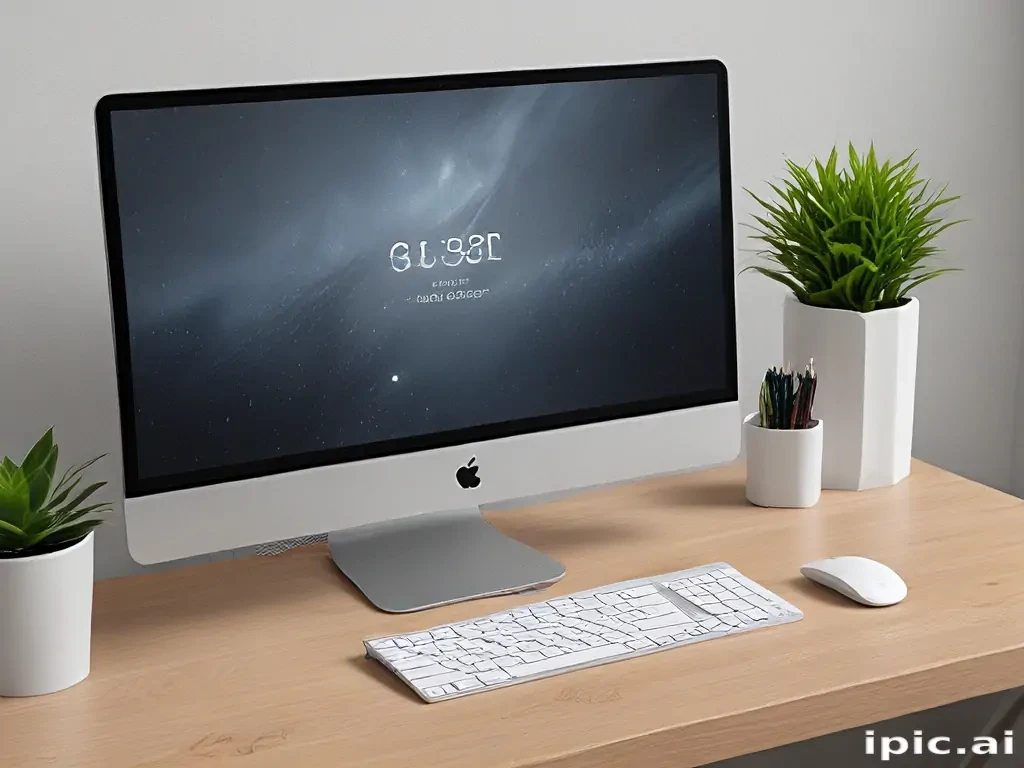 computer mockup