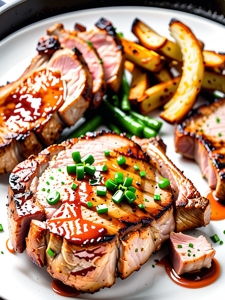 shake and bake pork chops in air fryer