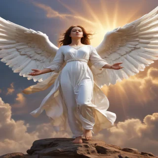 clipart of angels with wings
