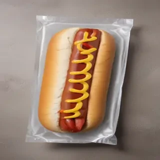 transparent hot dog