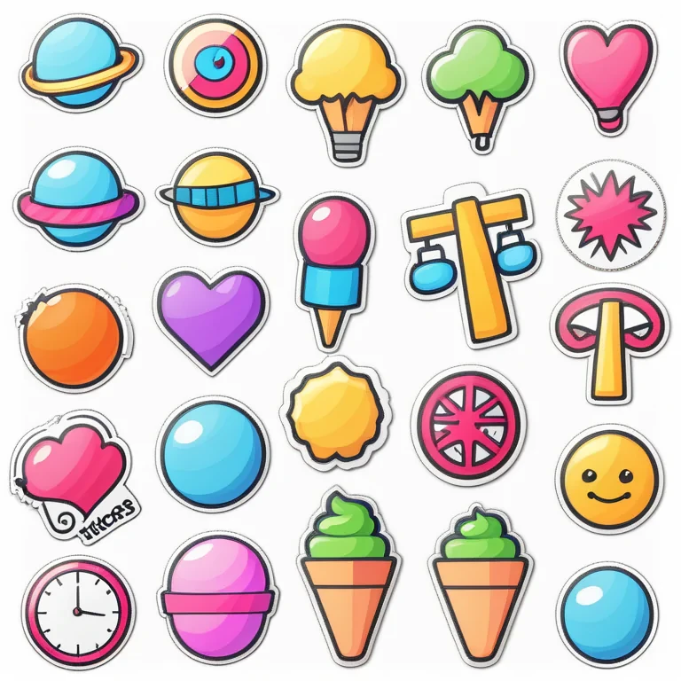 stickers clip art