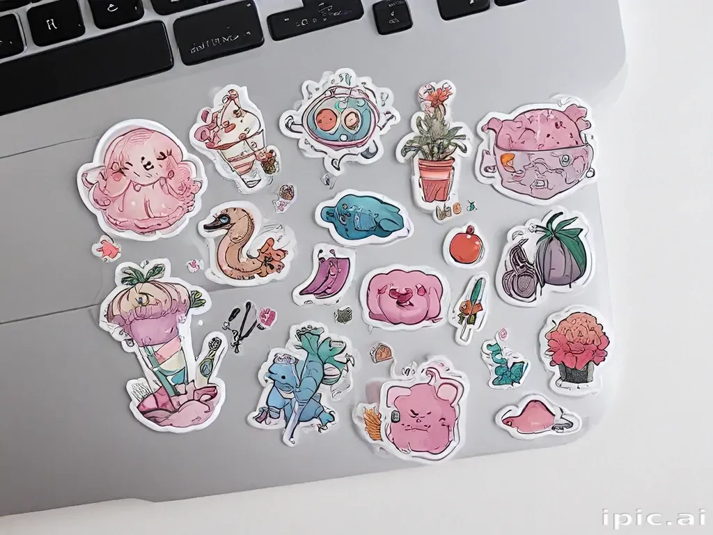 aesthetic transparent stickers