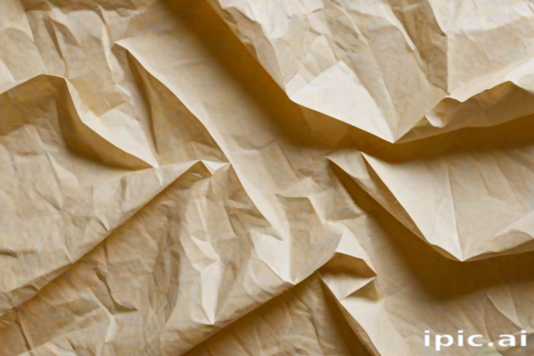 wrinkled paper overlay