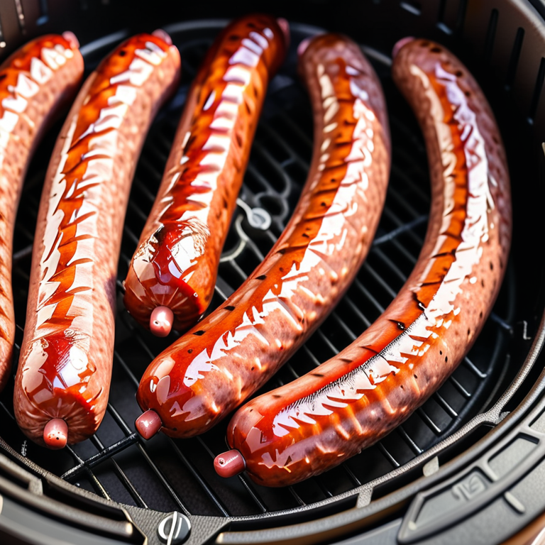 how long to cook smoked sausage in air fryer