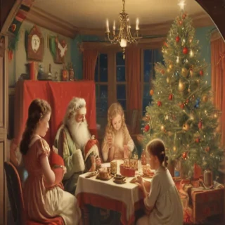 printable vintage christmas images