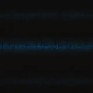 black background blue