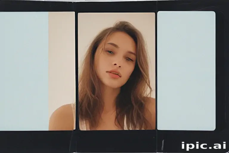 aesthetic polaroid frame