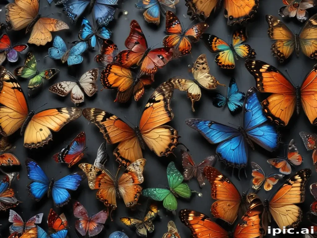 butterfly wall paper