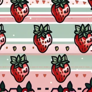 aesthetic strawberry background