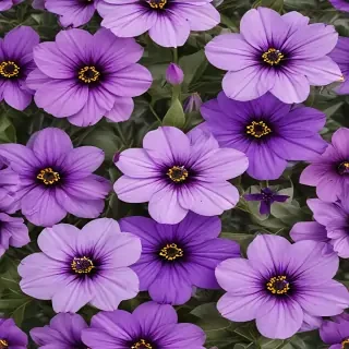 purple flowers transparent background
