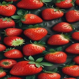 strawberry background aesthetic