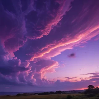 purple sky wallpaper
