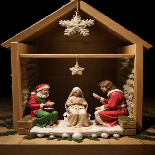 free christmas nativity scene