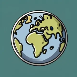 earth cartoon drawing
