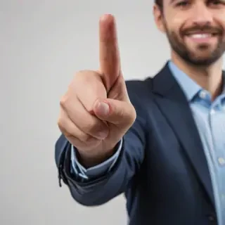 finger point png