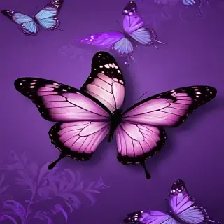 purple wallpapers butterfly