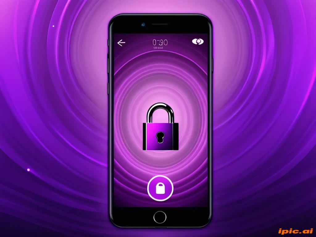 purple lock screen