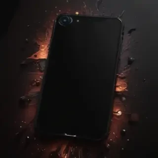 black aesthetic iphone wallpaper