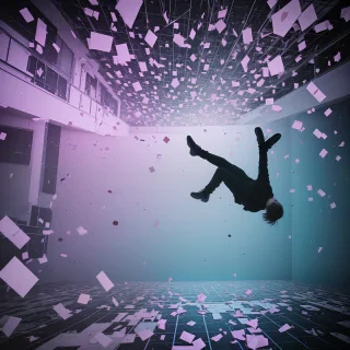 aesthetic falling