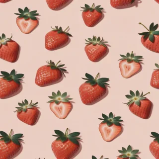 aesthetic strawberry wallpaper