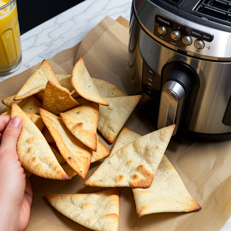 how to make pita chips in air fryer