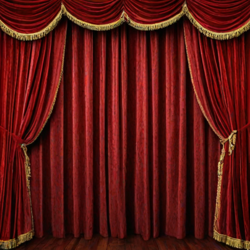 red curtain png