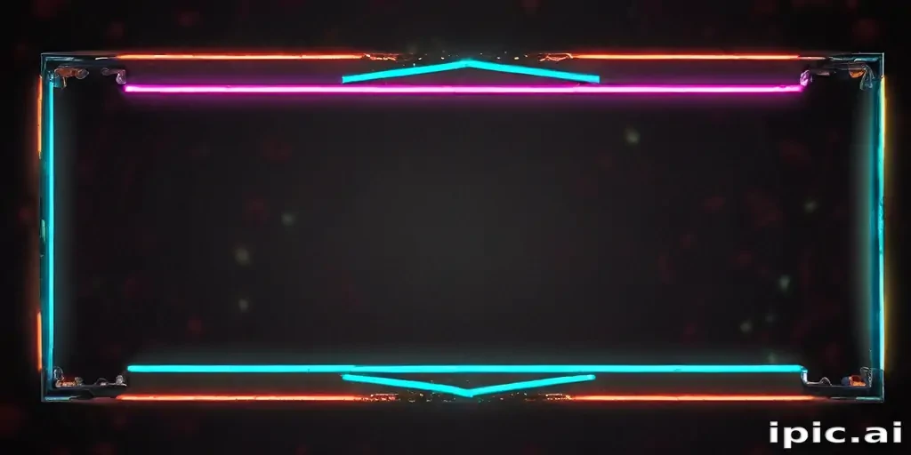neon frame png