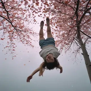 aesthetic falling