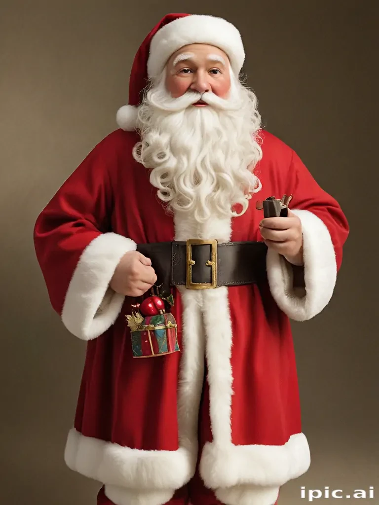 images of vintage santa