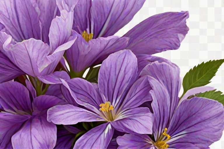 purple flowers png