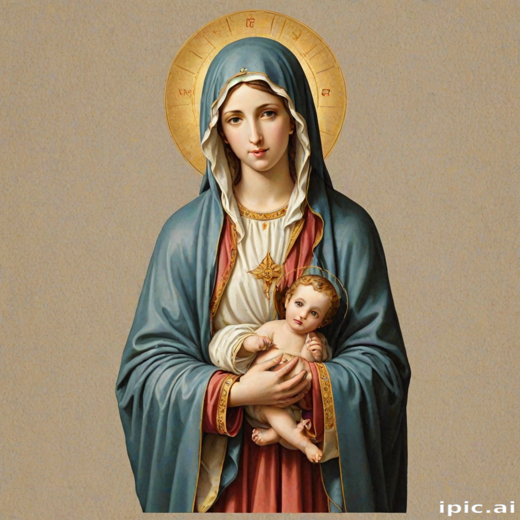 virgin mary clipart