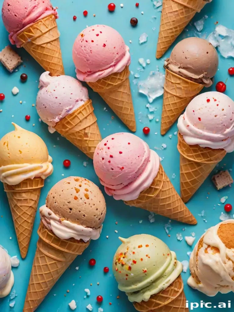 ice cream background