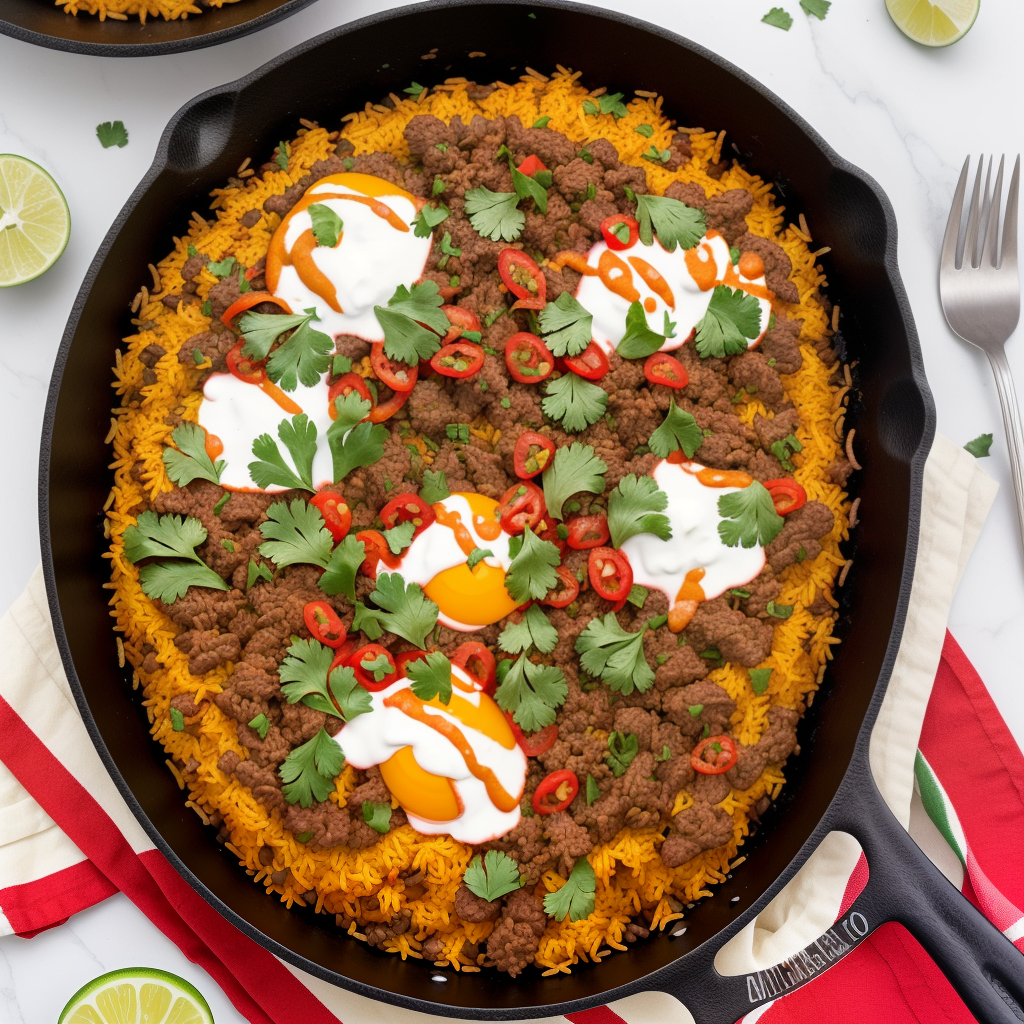 mexican beef 'n rice skillet