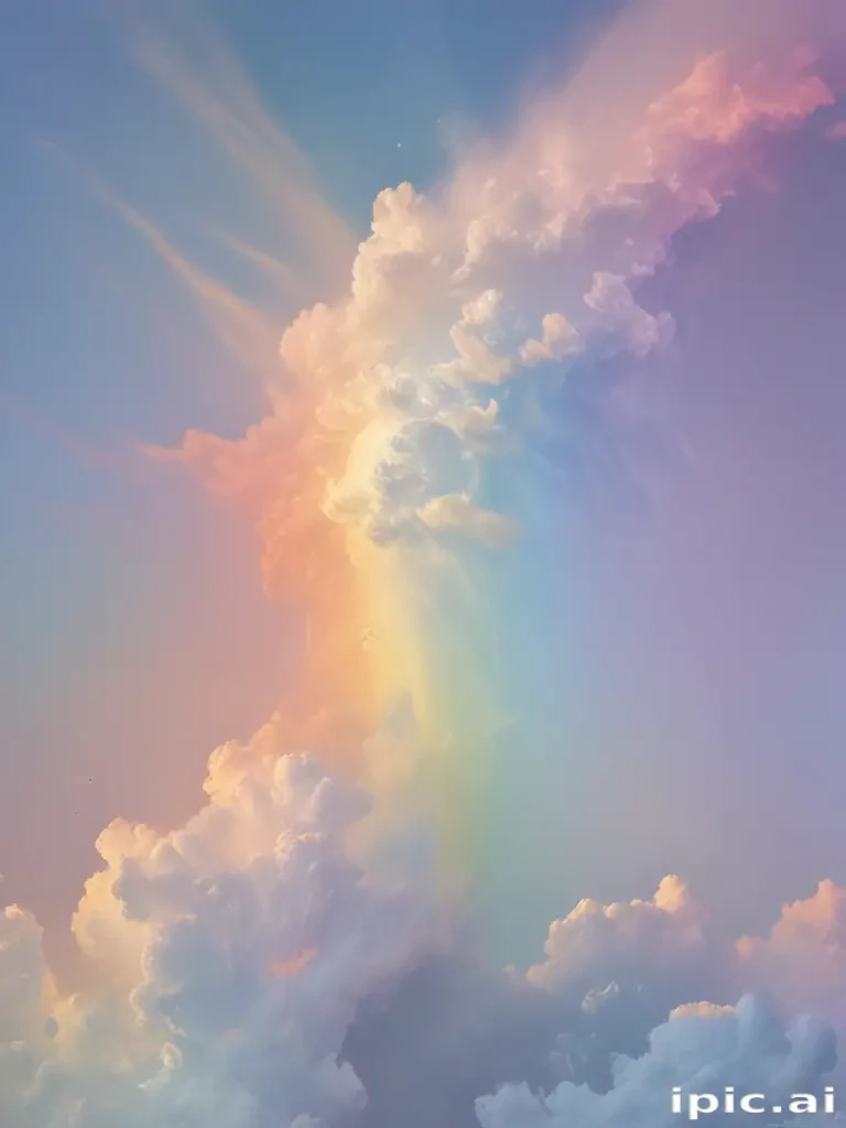 pastel rainbow