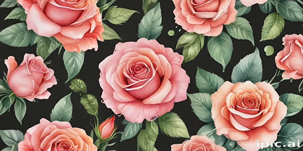 watercolor roses png
