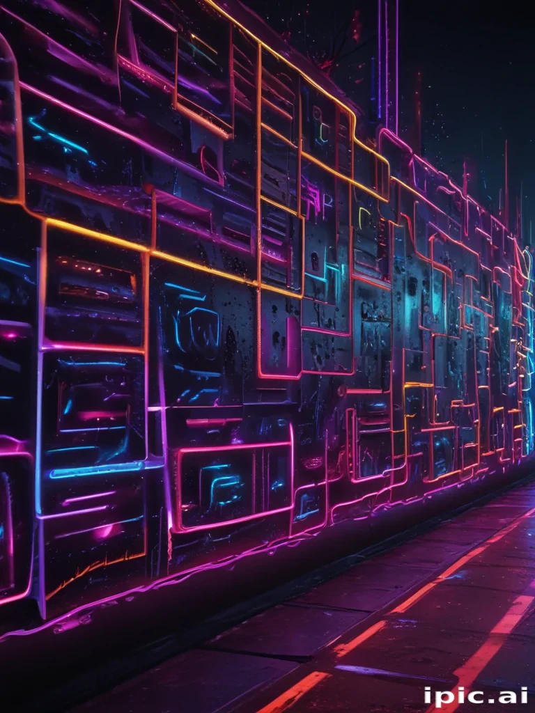 coolest neon wallpaper