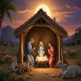 merry christmas nativity images free