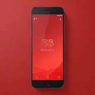 red lockscreen